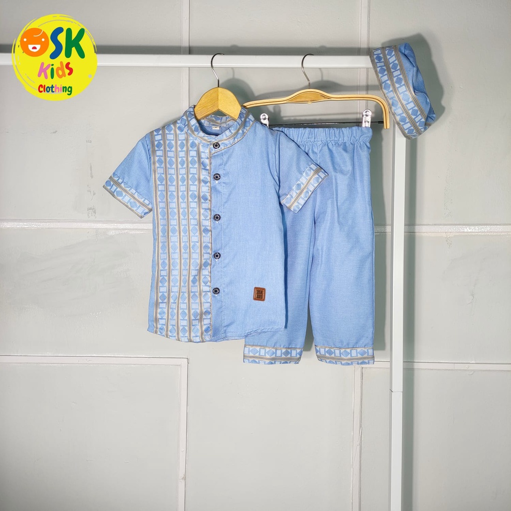 SETELAN BAJU MUSLIM ANAK BAJU KOKO ANAK SET PECI