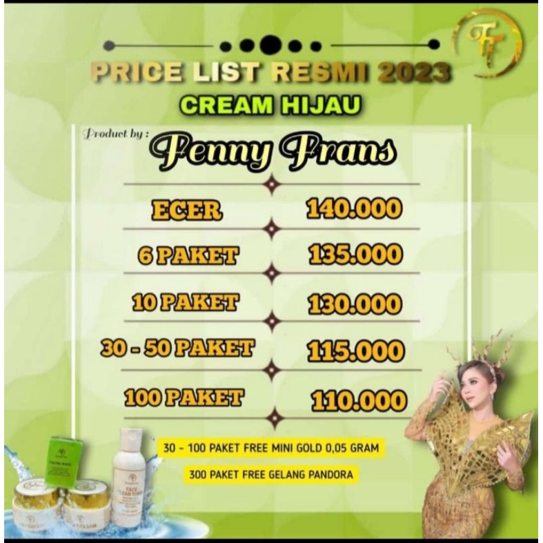 cream Hijau FF by Fenny Frans