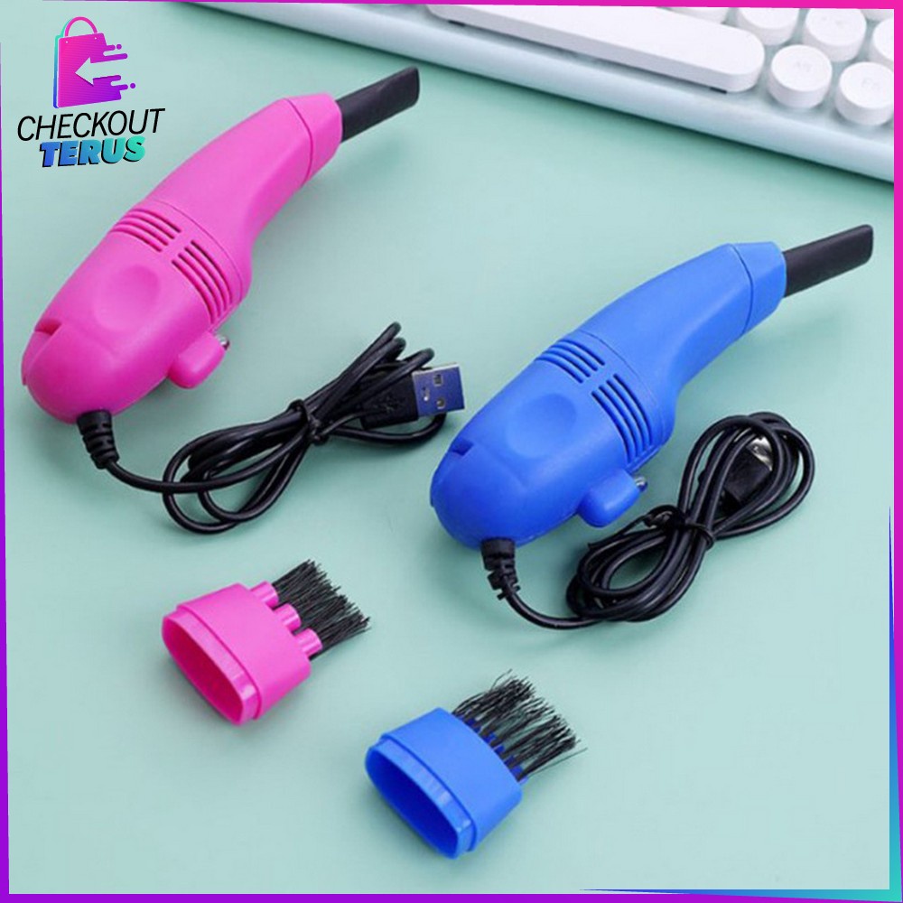 CT C809 Vacum Cleaner Keyboard Laptop Mini USB Portable With Brush Cleaner Laptop Computer PC Penyedot Debu Kecil Import