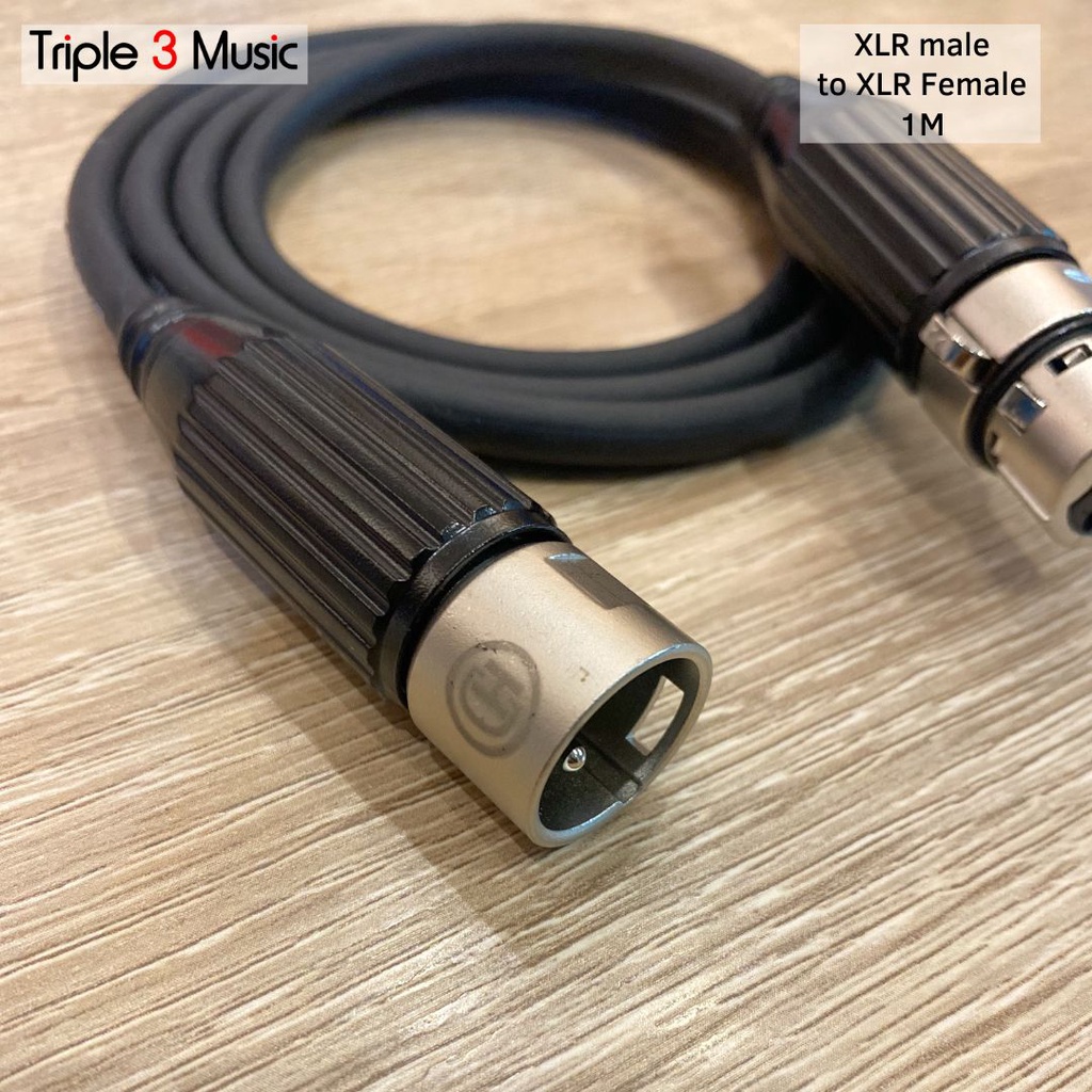 Kabel mic microphone XLR male to XLR fe 1m CANARE L2T2S Japan Standard