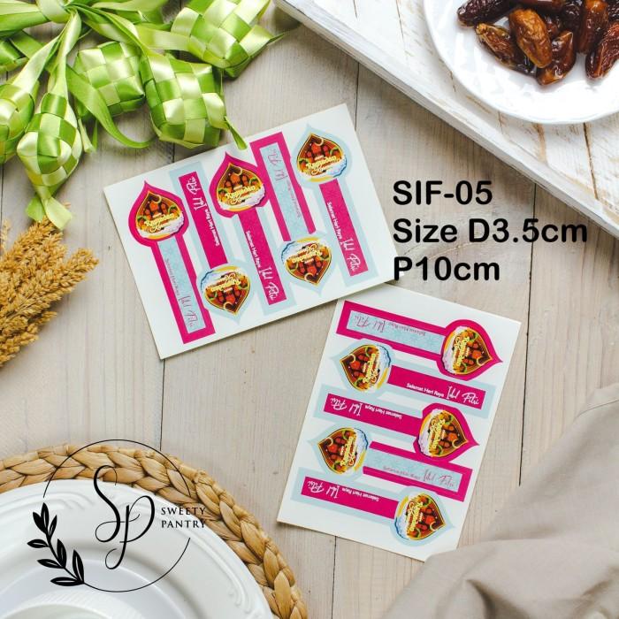 

Stiker Sticker Hiasan Dus Box Kotak Toples Lebaran Idul Fitri - 10 Lbr 034