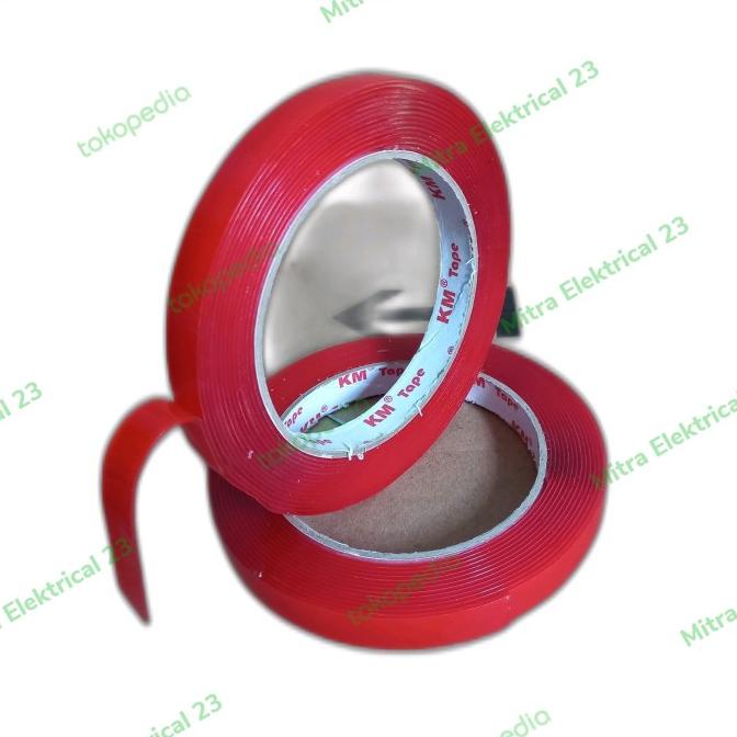 

3M Double Tape KM Jelly Bening Transparent 1/2, 1 dan 2 inch 4m rah02