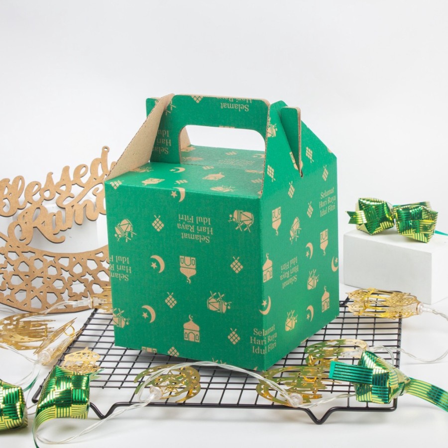 

Gable box lebaran kue kering toples 500gram - merah lampion