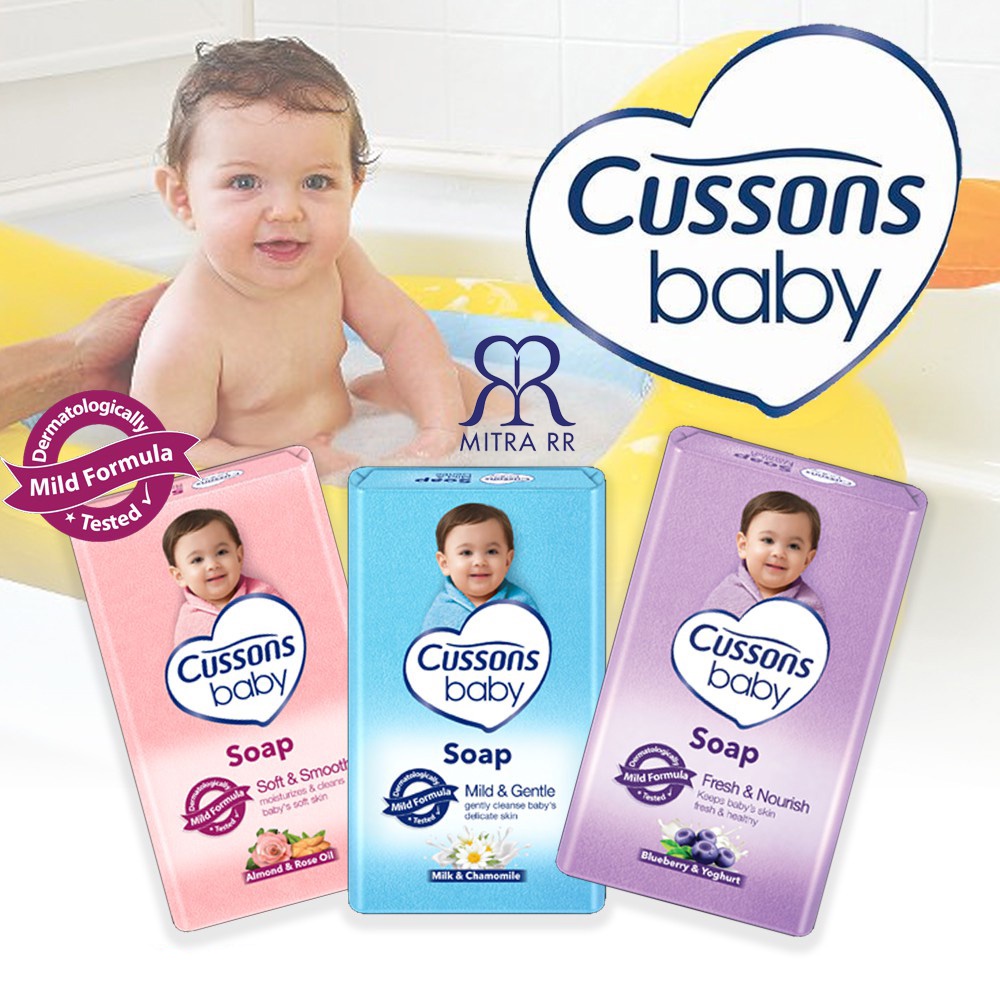 Cussons Baby All Varian All Item - Baby Oil / Cream / Hair Body Wash / Sabun Batang / Tisu Basah Biru Pink Ungu