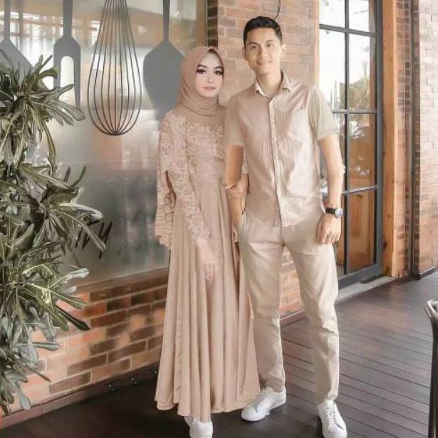 NEW STOCK XC - Couple Viola / Baju Pasangan Muslim / Couple Terbaru / Couple Cewek Cowok / High Qual