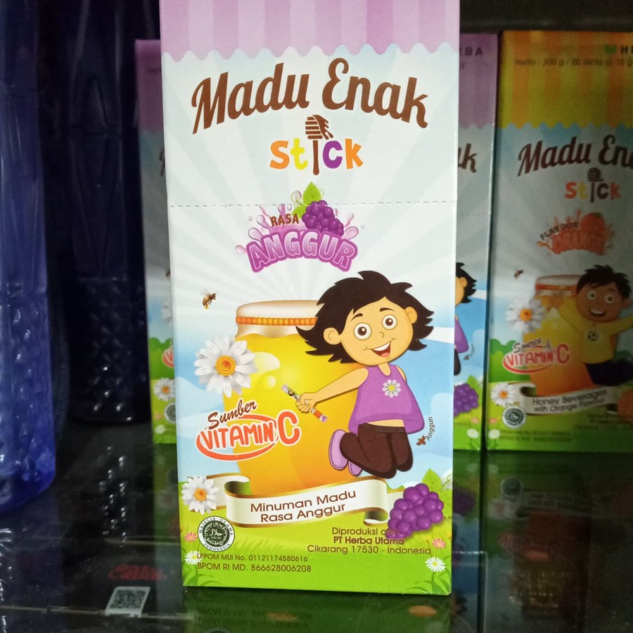 

madu enak stick per box isi 20 pc - Orignal