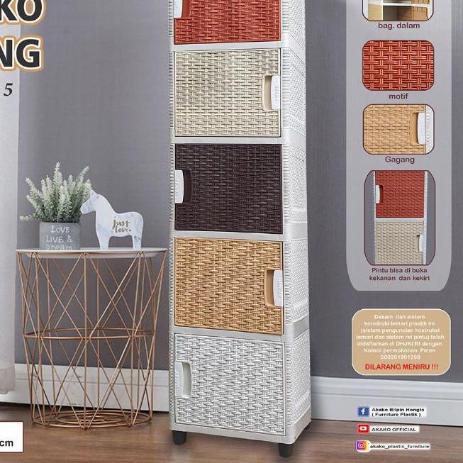 ◘ Akako swing Lemari pakaian lemari plastik Akako ✦