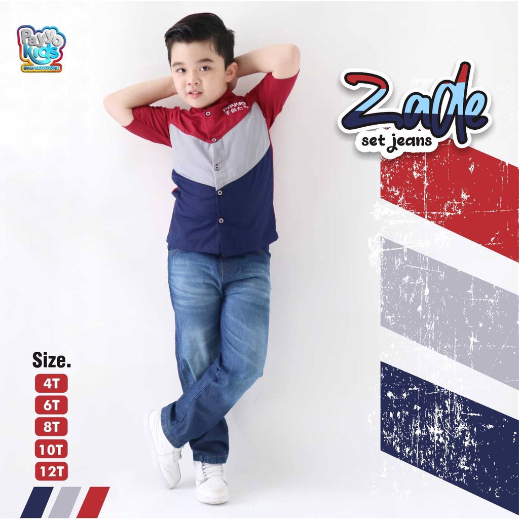 Setelan anak cowok Zade Set jeans by payyo