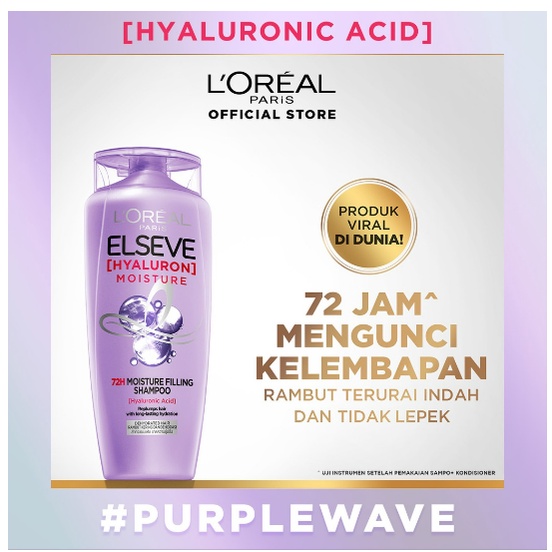 L’Oréal Paris ELSEVE Hyaluron SERIES - (Hyaluronic Acid 72 Jam Mengunci Hidrasi Rambut) Loreal