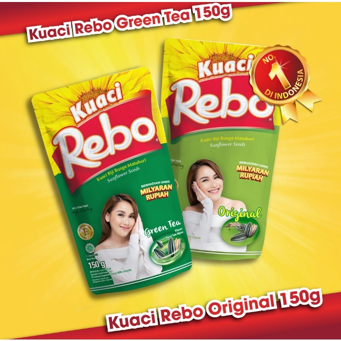 Kuaci Rebo 150gram / kuacirebo 150 / Kuaci ayu ting ting bunga matahari 150gr HALAL