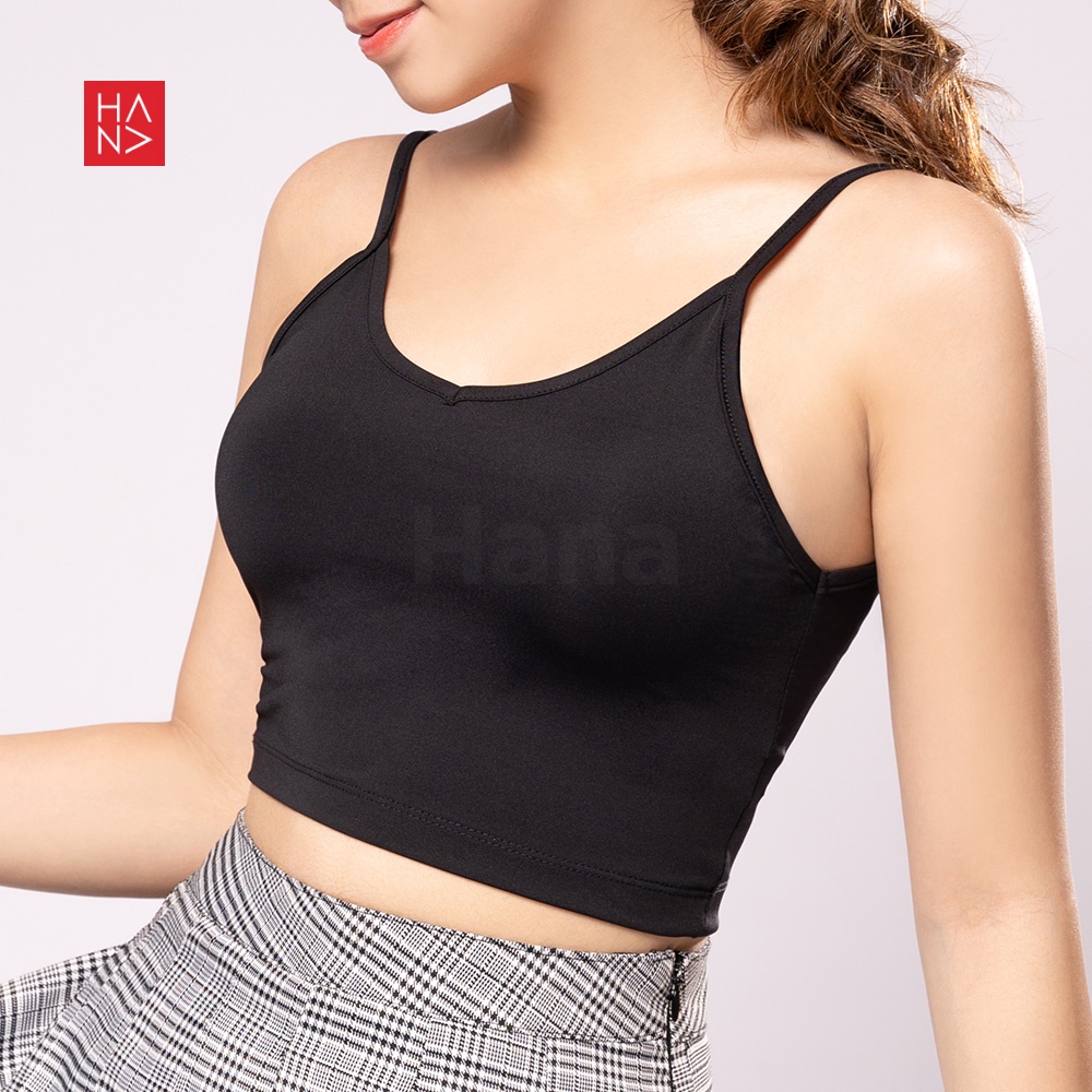 Hana Fashion - Aurora Basic Tank Top Crop Wanita  - TT035