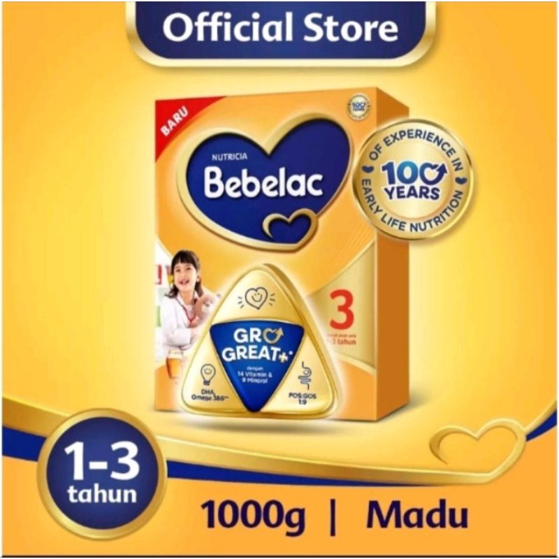 

BEBELAC 3 MADU / VANILA 1000 GR