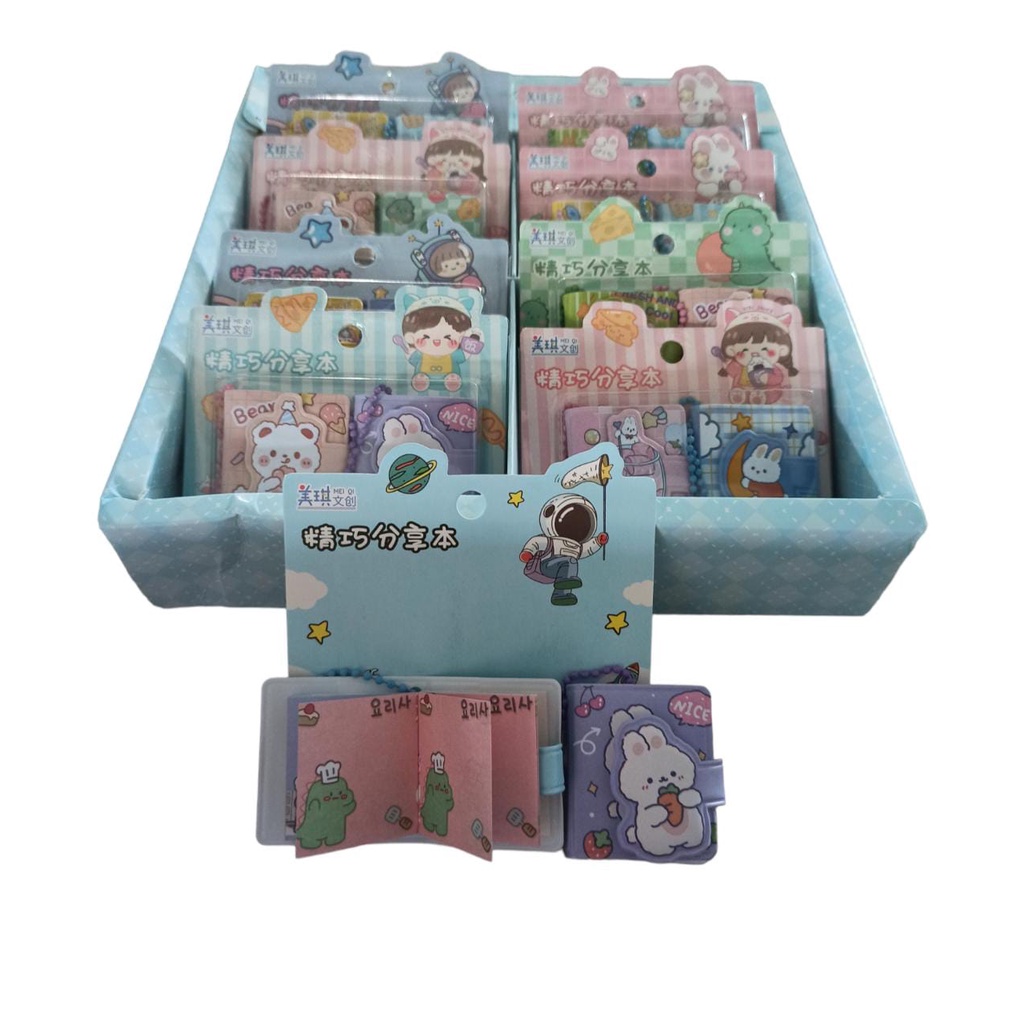 

MINI SHARING BOOK NOTEPAD POCKET BOOK CUTE CARTOON ISI 2PCS