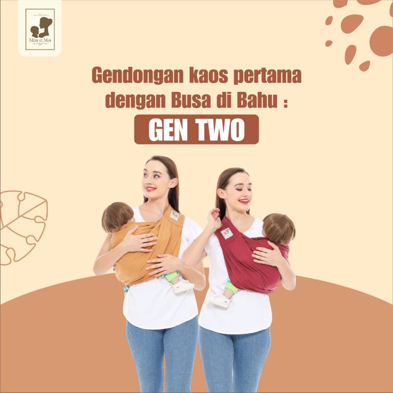 MERE ET MOI Gendongan Kaos - Geos Gen Two