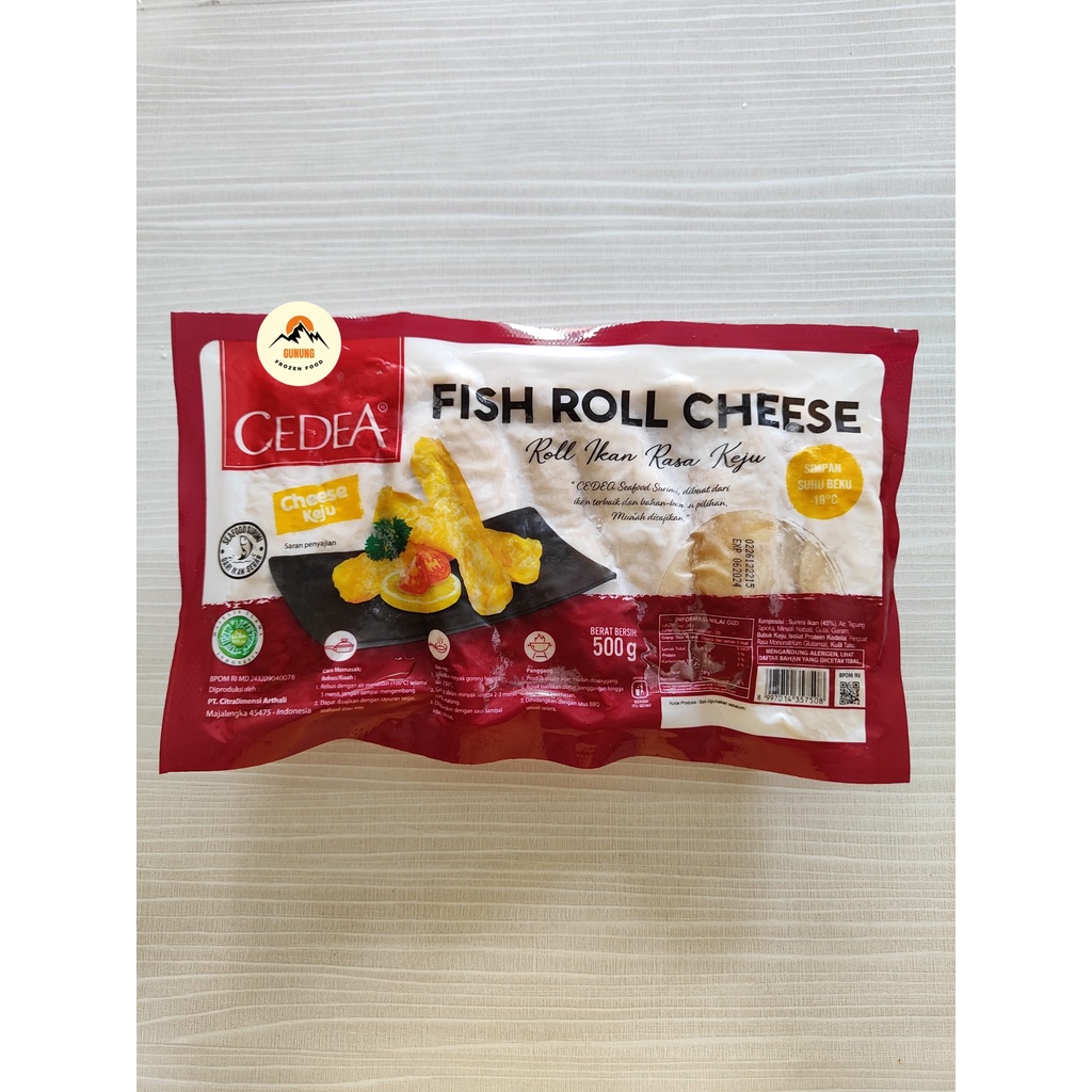 

Cedea Fish Roll Cheese 500gr