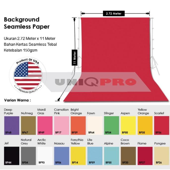 Background Paper Foto 2.7 x 11M Background Kertas Background Polos