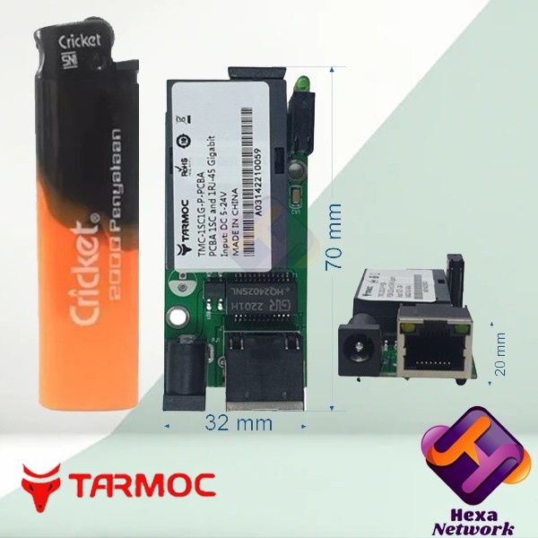 Tarmoc TMC-1SC1G-P-PCBA | 1 FO 1 LAN Gigabit | POE IN 5-24V | HTB GS03 PCB