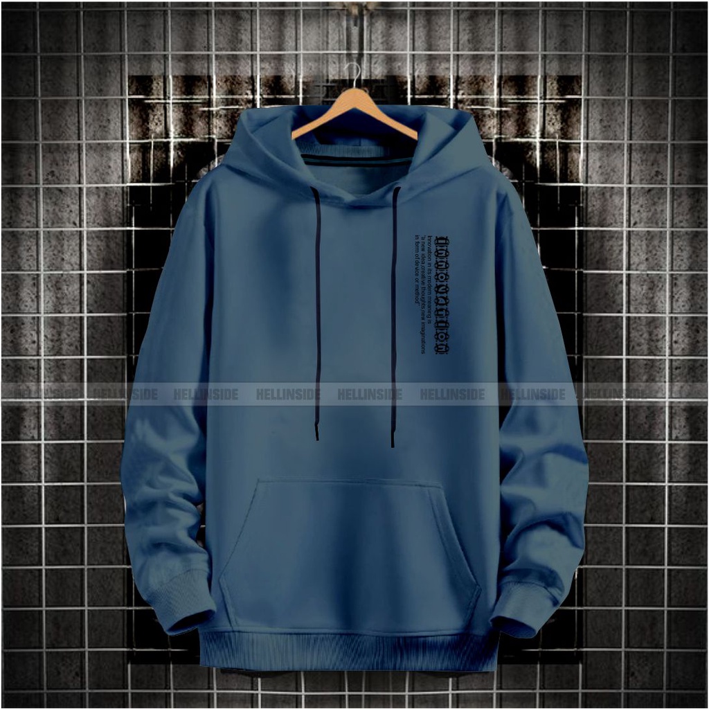 Sweater hoodie pria INNOVATION terbaru / hoodie pria kekinian kwalitas distro