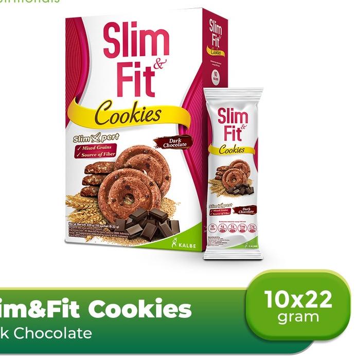 

COD Slim&Fit Cookies Dark Chocolate 10x22 gr !