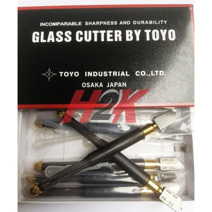 Pemotong Kaca Glass Cutter Pisau Kaca Toyo Tc 90 Tc-90 Tc90