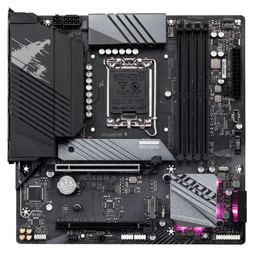 GIGABYTE B760M AORUS ELITE DDR5 | MOTHERBOARD INTEL B760 LGA1700 M-ATX