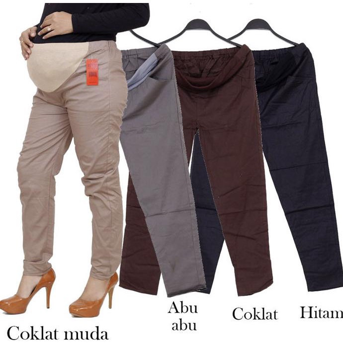 Celana Panjang Kerja Ibu Hamil - Celana Hamil - Celana Kerja Hamil