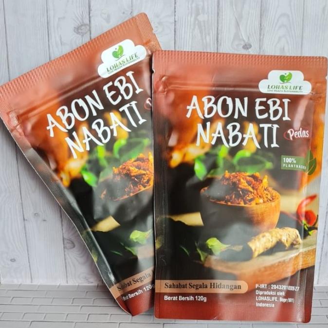 

:<:<:<:<] Abon Ebi Pedas Udang Kering Pedas Nabati Vegetarian Vegan Lohas Life