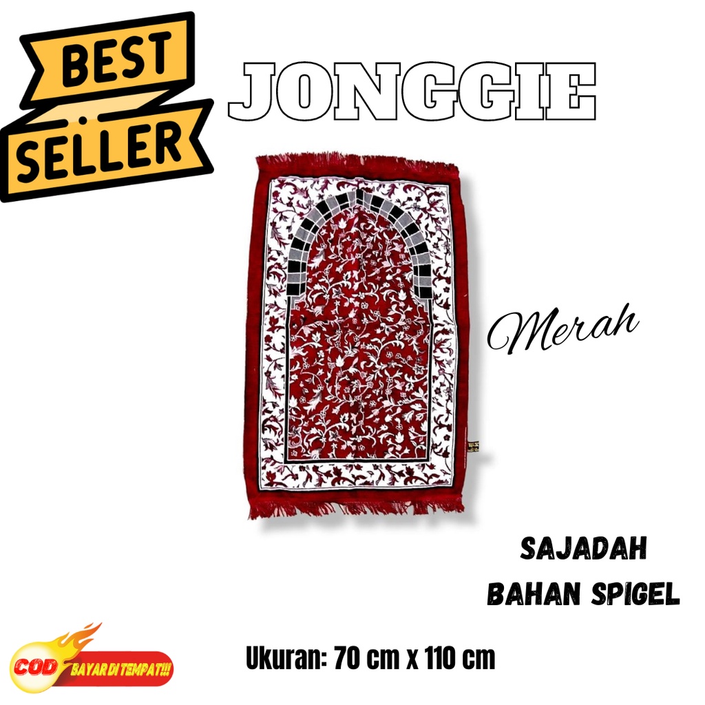 Terbaru Sajadah Bludru Spigel Turkey 70 CM X 110 CM Sajadah Dewasa Termurah Bisa COD