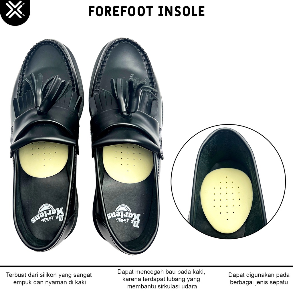 Insole Sepatu / Bantalan Kaki Depan / High Heels Insole Pad