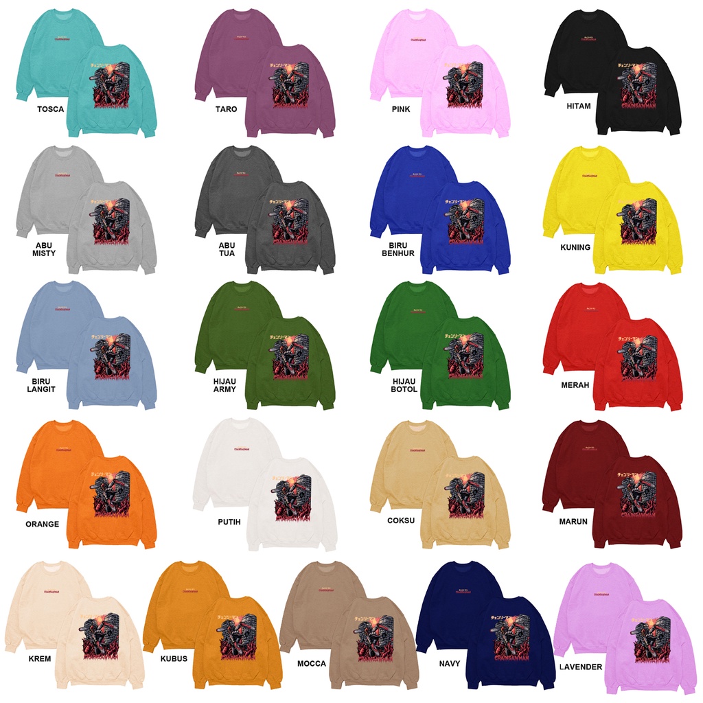 Sweater Crewneck Asta x Noelle Black Clover Sweater Chainsaw Man Crewneck Gigante Fleur One Piece Sweater Jotaro Jojo Sweater SPY x Family Makima Power Chainsawman Sweater Saitama One Punch Man Goru Mikey Tokyo Revengers Sweater Anime Manga SIGN CLOTH