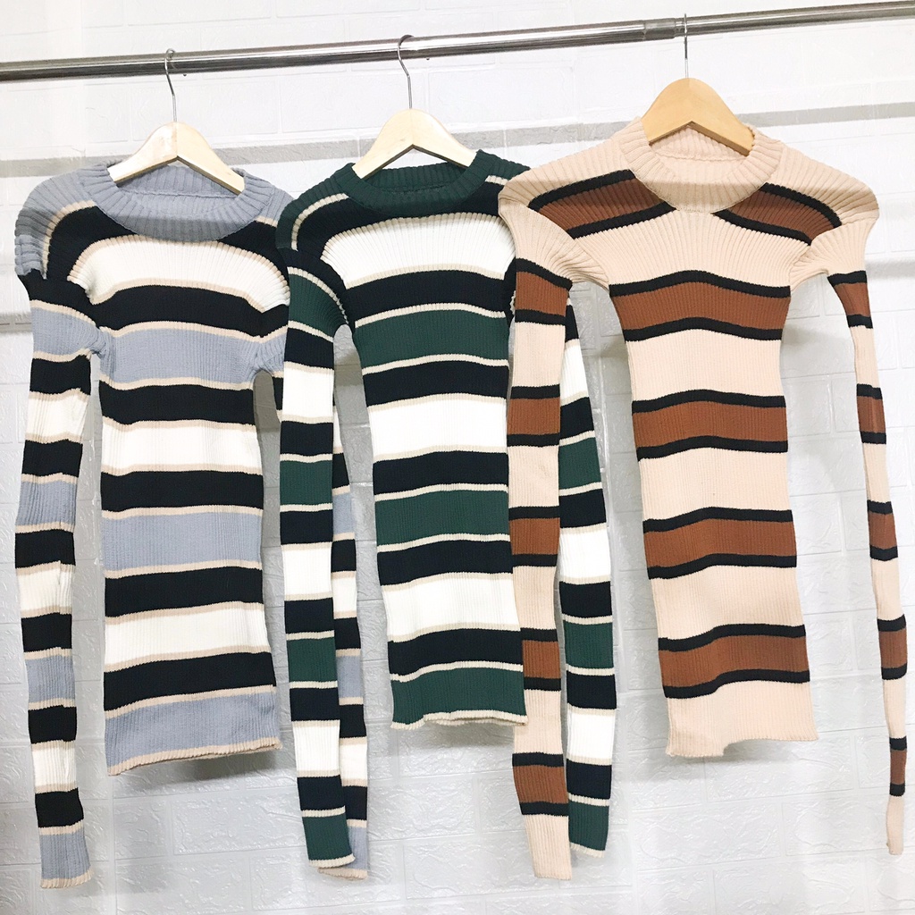 Sweater wanita press body/Pres body kekinian/sweater tangan panjang /korea kekinian