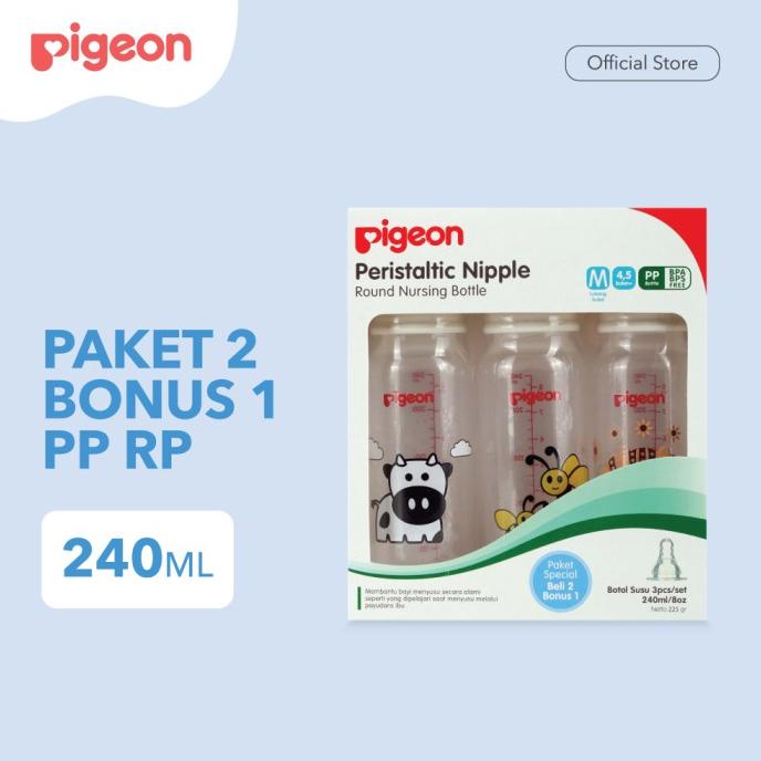 PIGEON Paket PP RP 240Ml | Botol Susu Bayi
