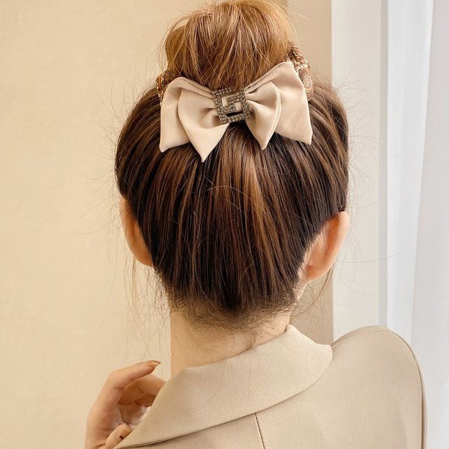 Caliloops Scrunchies Karet Ikat Rambut Pita Berlian Korea Dewasa Flod