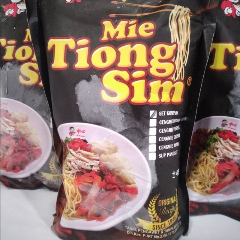 

Mie Tiong Sim asli Selat Panjang