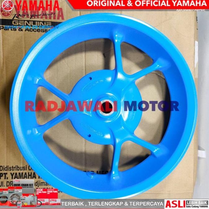 Velg Belakang Biru Muda Aerox 155 Asli Original Yamaha