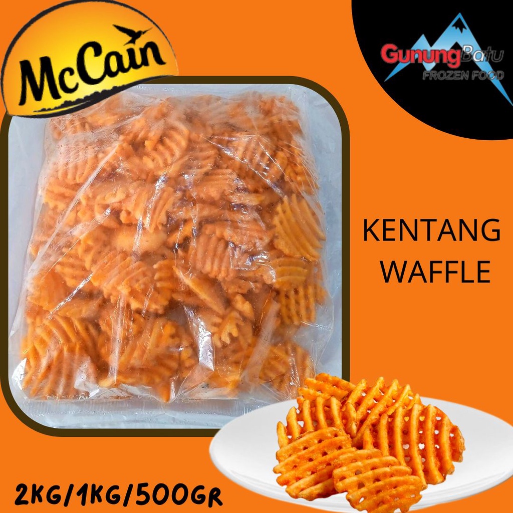 

MC CAIN REDSTONE KENTANG WAFFLE VARIANS (2KG/1KG/500GR)