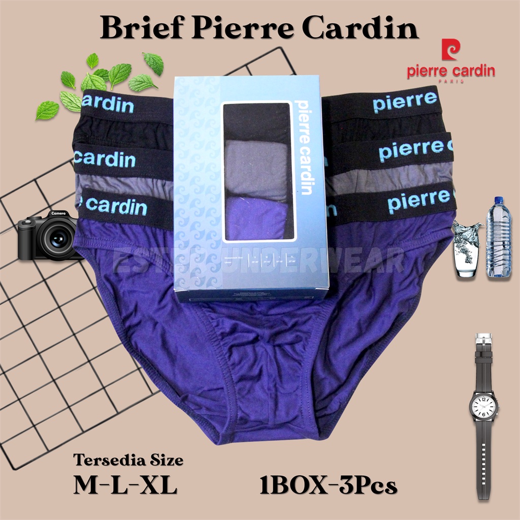 Celana Dalam Pria PIERRE CARDIN PC 1028 ISI-3 PCS Bahan Rayon spandex