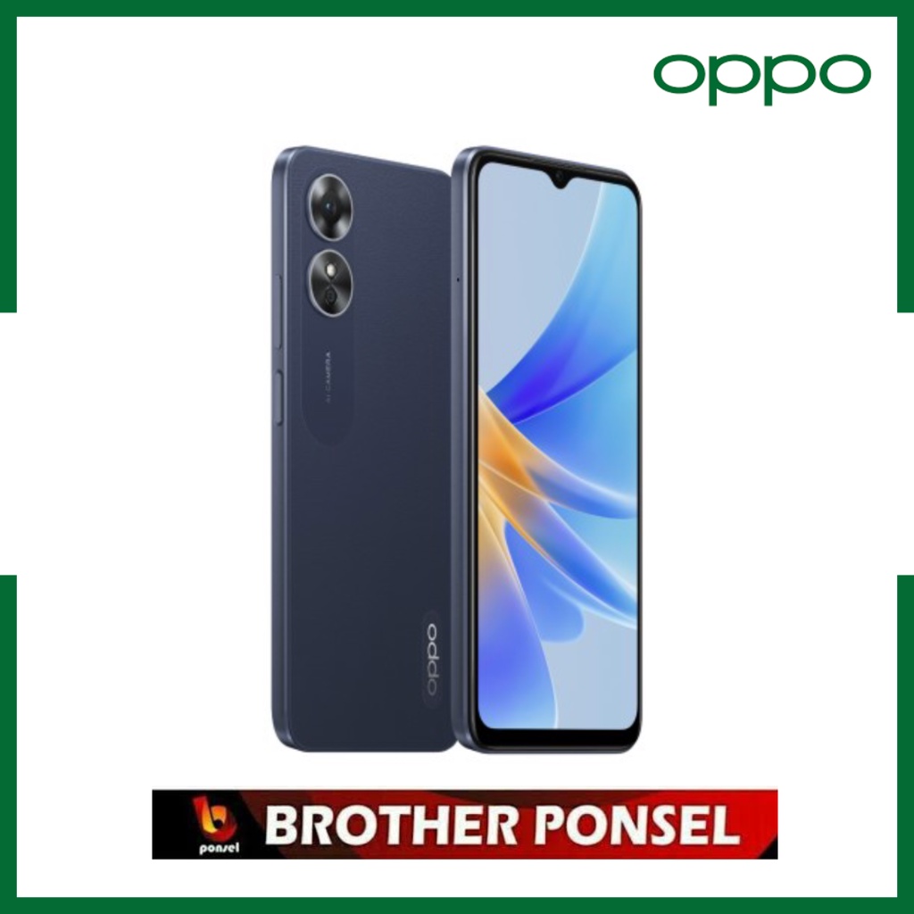 OPPO A17 4Gb/64Gb (Garansi Resmi OPPO) Brother Ponsel Jambi ( Gratis ongkir keseluruh indonesa ) OPP