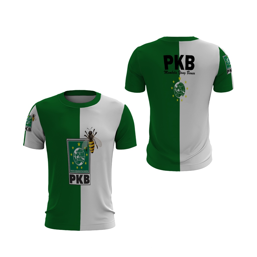 Riashop - Kaos Partai PKB | Baju PKB Full Print