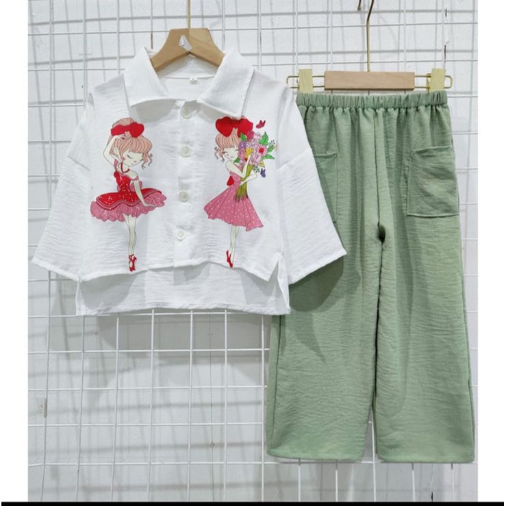 SETELAN ANAK WANITA MUSLIM CRINCKLE AIRFLOW SABLON |TOP PERRI | SET ANAK WANITA USIA 3-12TAHUN | KEKINIAN | TERLARIS | TRENDY 2023