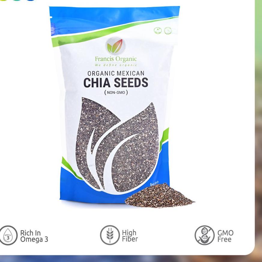 

✧ Francis Organic - Organic Black Chia Seeds Mexico 500 g ➹