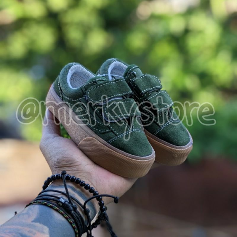 SEPATU ANAK ANAK LAKI DAN PEREMPUAN VANS OS ARMY SOL GUM