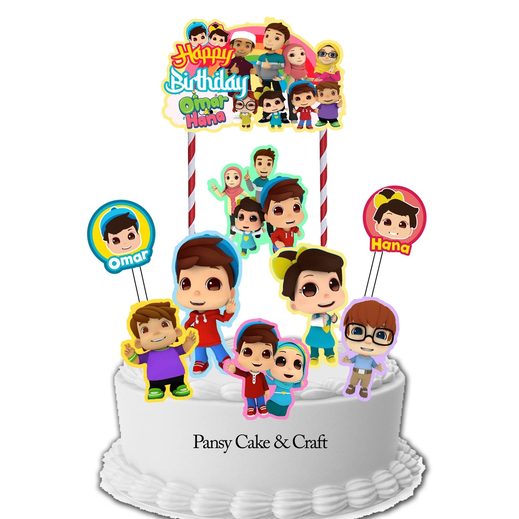 Cake topper Omar Hana Big EKONOMIS