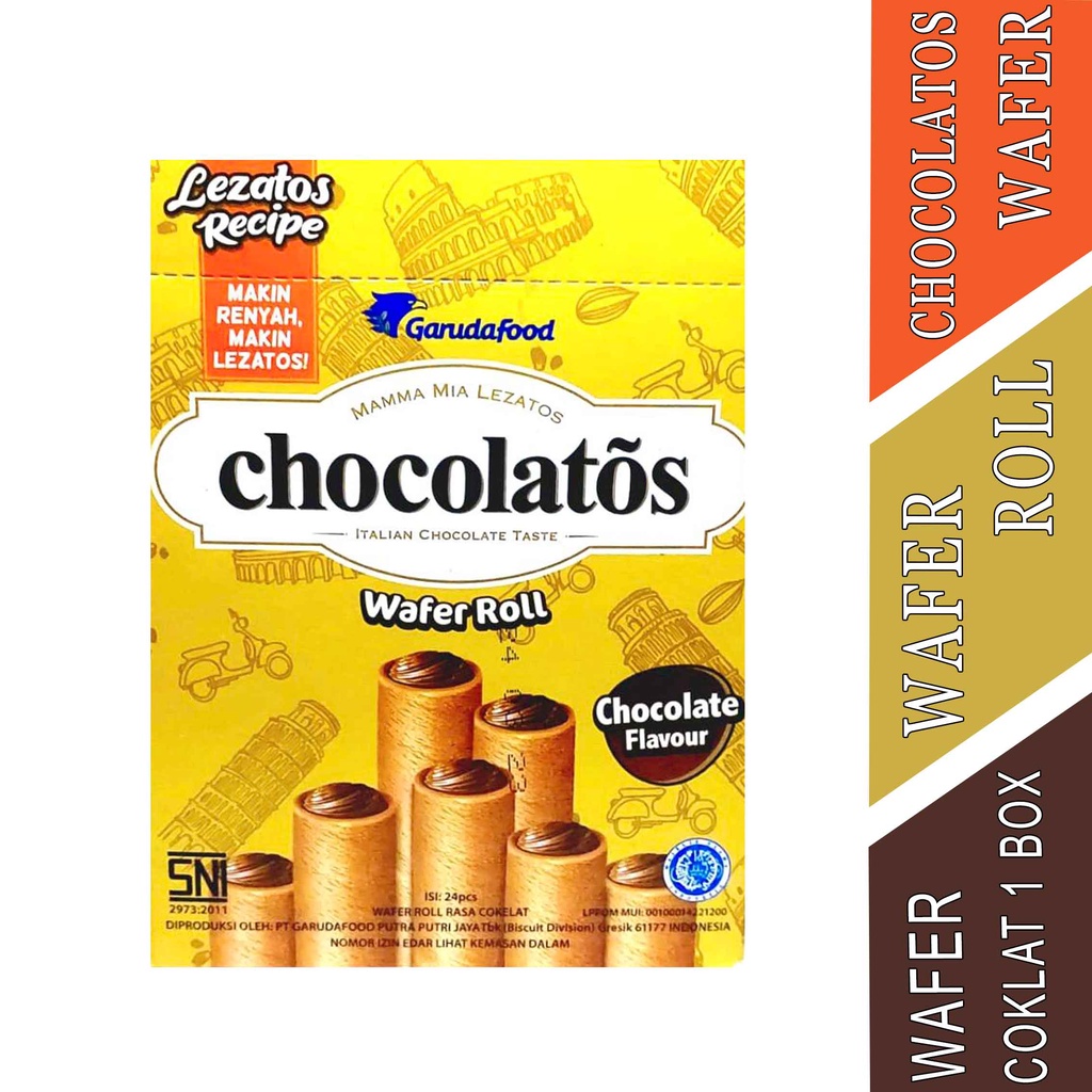 

CHOCOLATOS WAFER ROLL 8,5g MIN 1 BOX 24pcs