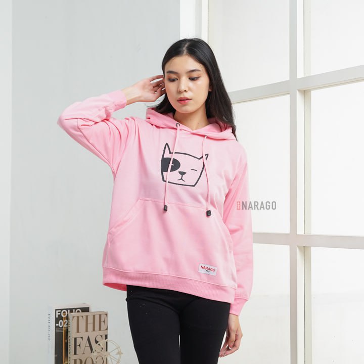 Nara.Grosir - Hoodie Jumper Dog Face l Sweater Hodie Unisex