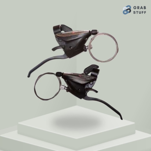 [2 PCS] Shifter 7 8 9 Speed Handle Brake Rem Sepeda Kanan Kiri / Pengatur Kecepatan Gigi Sepeda / Op