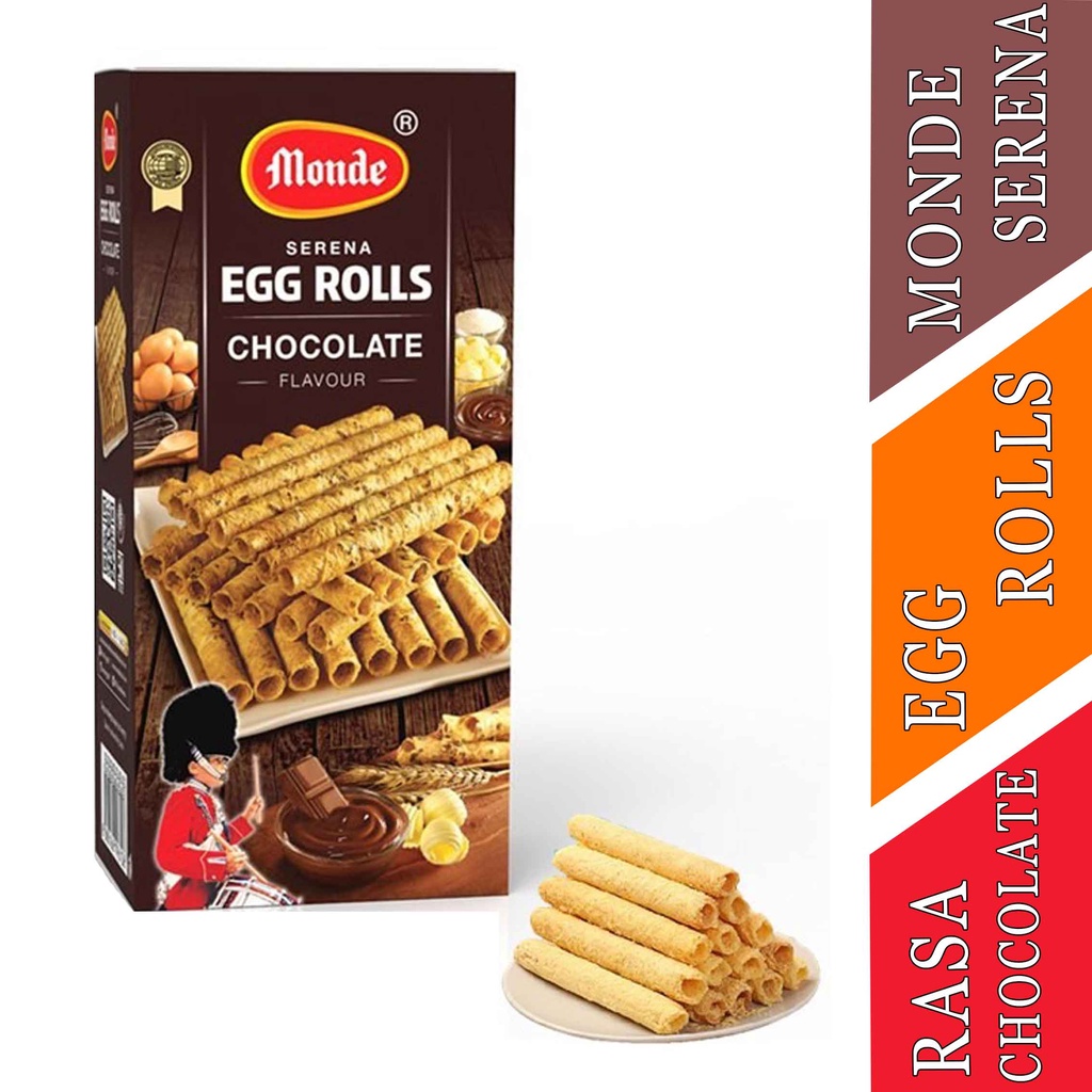 

Original Flavour- Monde Serena- Kukis Egg Rolls Cokelat- 168g