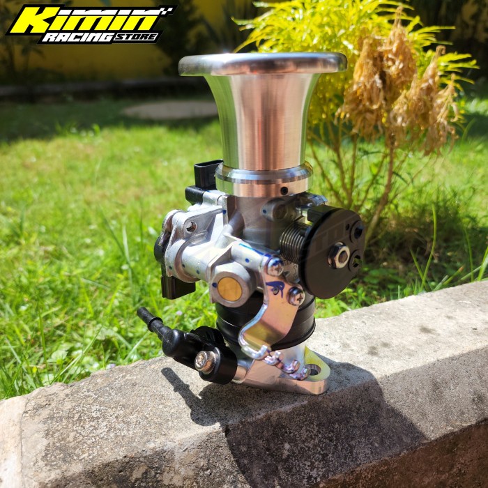 Paket Tb Downdraft Vespa Matic Throttle Body Downdraft