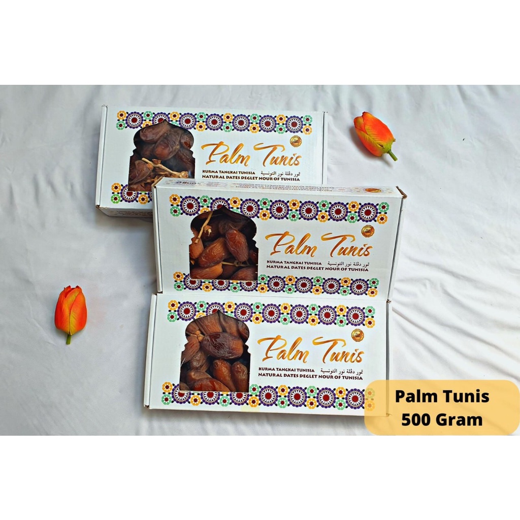 

Kurma Tunis Tangkai 500 gr (Kemasan Dus Box)