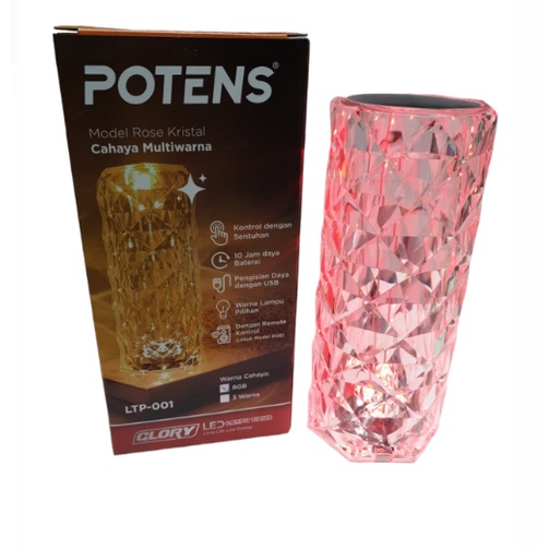 Potens Lampu Tidur LED Warna Warni Model LTP-001